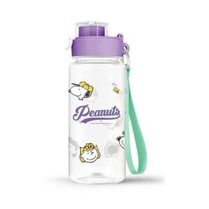 MINISO Peanuts Collection Plastic Bottle with Strap (640ml) - Baseball